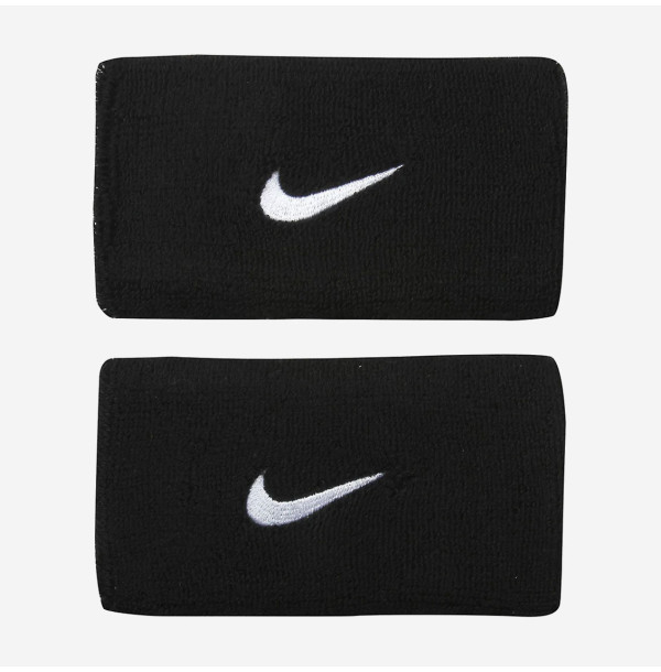 Напульсники Nike Swoosh Double Wide Wristband Black NNN05010OS