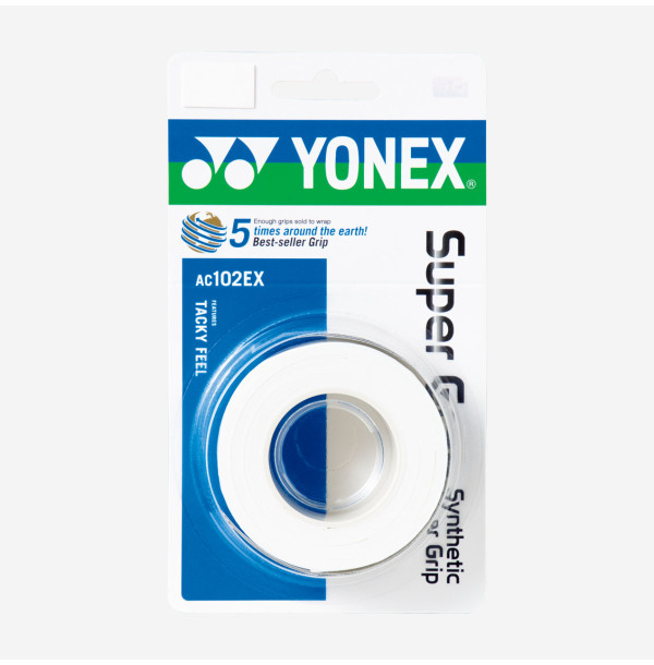 Намотки Yonex AC102-3 Super Grap White 3pcs