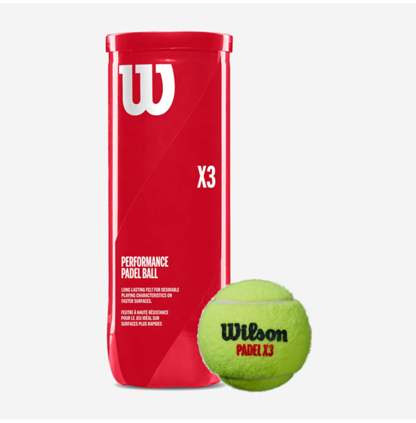 Мячи для падела Wilson X3 ​​Padel 3ball