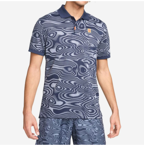 Теннисное поло Nike Polo Dri-Fit Heritage Printed FD5400-437