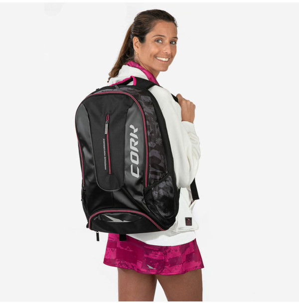 Рюкзак для падела Cork Padel Backpack Black/Fuchsia