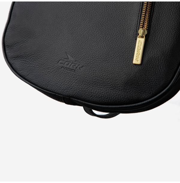 Чехол для падел ракетки Cork Padel Racket Leather Cover Black/Gold
