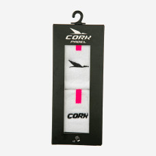 Напульсники для падела Cork Padel Sport Wristband White/Pink