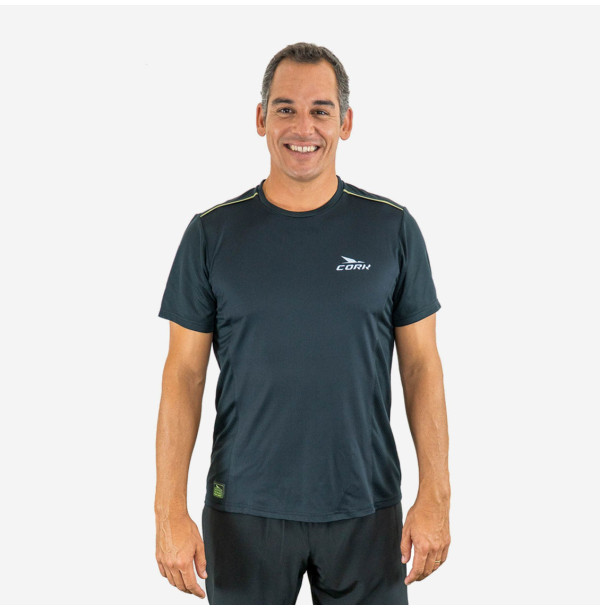 Футболка для падела Cork Padel T-shirt Black