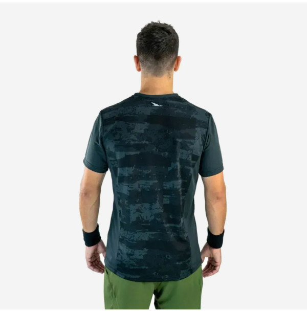 Футболка для падела Cork Padel T-shirt Print Black