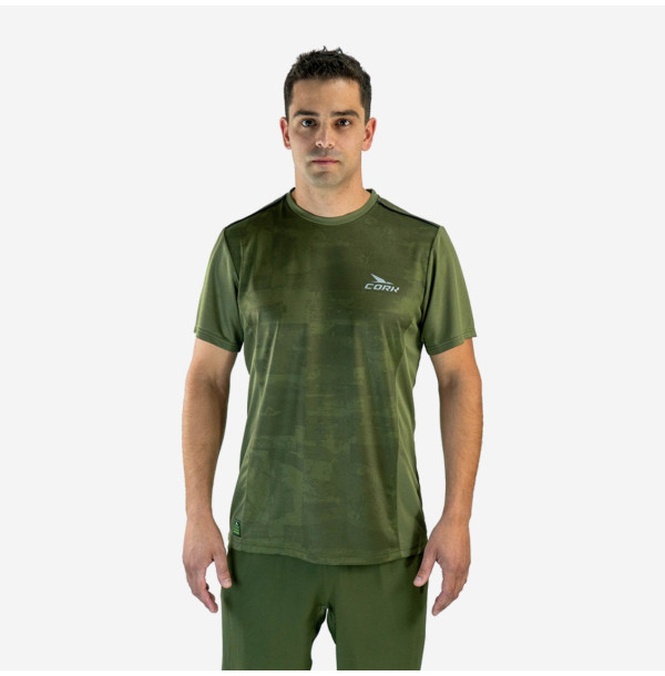 Футболка для падела Cork Padel T-shirt Print Green
