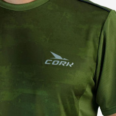 Футболка для падела Cork Padel T-shirt Print Green
