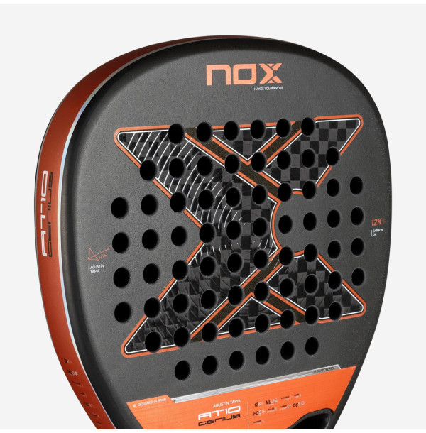 Ракетка для падела Nox AT10 Genius Attack 12K by Agustin Tapia 2025