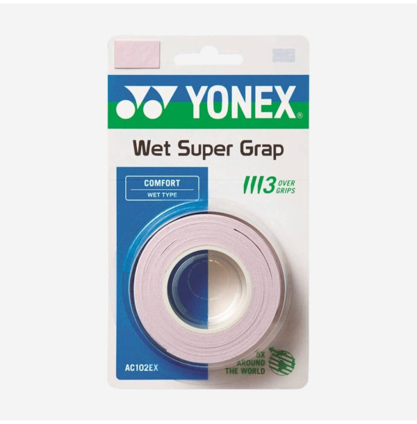 Намотки Yonex AC102-3 Super Grap Mist Pink 3pcs