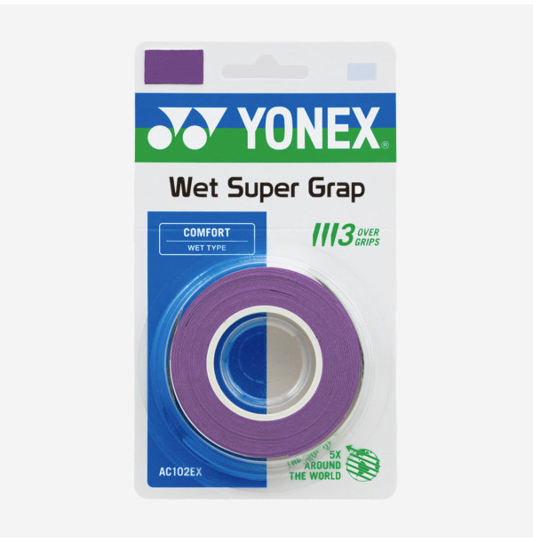 Намотки Yonex AC102-3 Super Grap Purple 3pcs