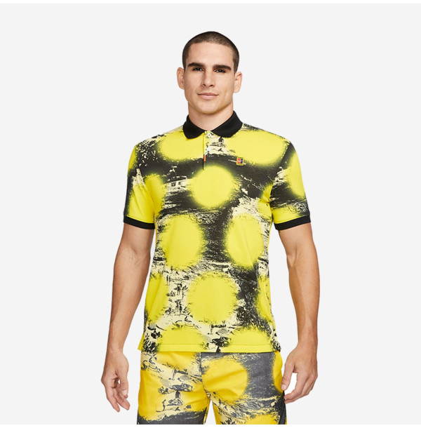 Теннисное поло Nike Heritage Slim Fit Printed Polo DV9048-731