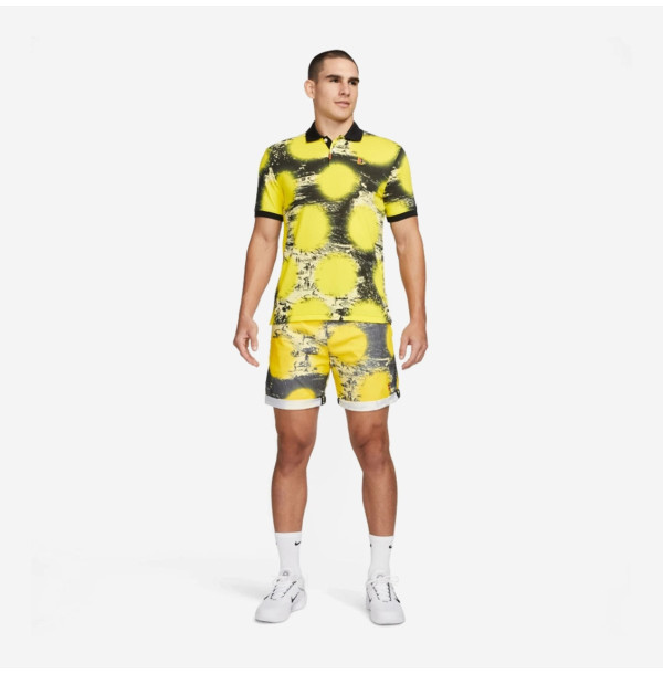 Теннисное поло Nike Heritage Slim Fit Printed Polo DV9048-731