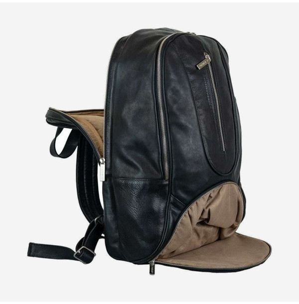 Рюкзак для падела Cork Padel Leather Backpack Black/Silver