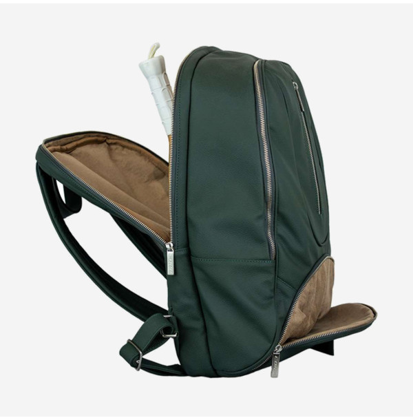 Рюкзак для падела Cork Padel Leather Backpack Green/Silver