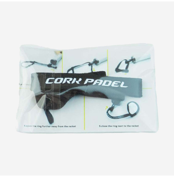 Ремешок ракетки для падела Cork Padel Racket String Black