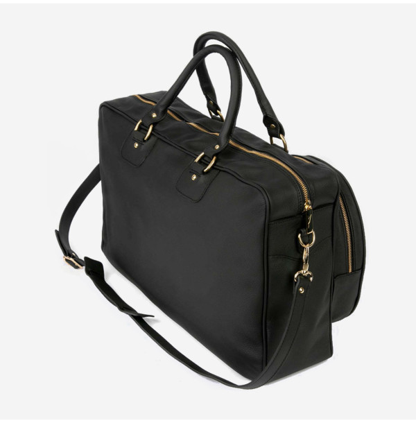 Сумка для падела Cork Padel Vintage leather Bag Black/Gold