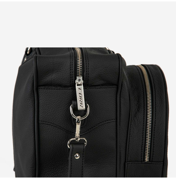 Сумка для падела Cork Padel Vintage leather Bag Black/Silver