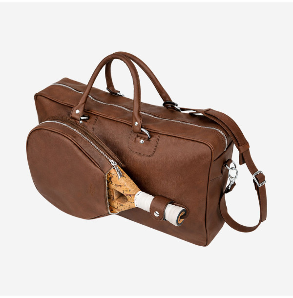 Сумка для падела Cork Padel Vintage leather Bag Brown