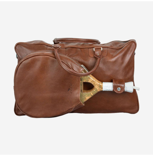 Сумка для падела Cork Padel Vintage leather Bag Brown