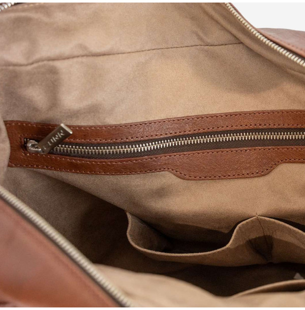 Сумка для падела Cork Padel Vintage leather Bag Brown