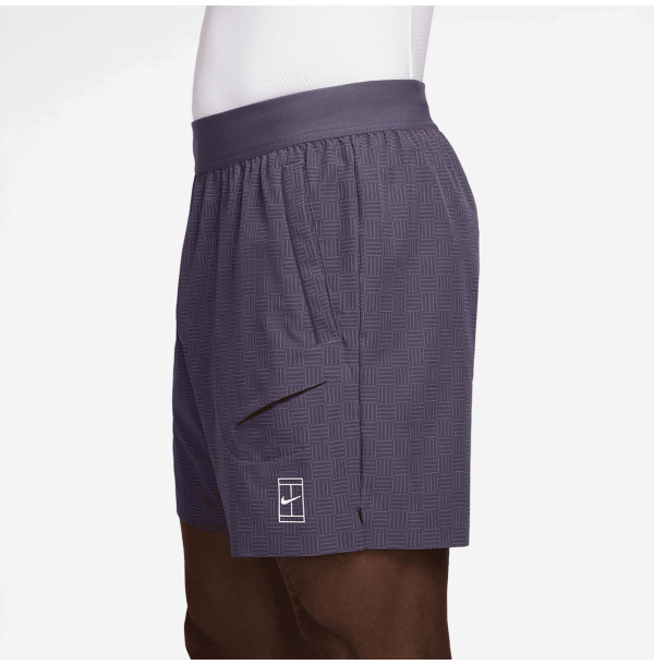Теннисные шорты Nike Court Advantage Printed 6in Shorts Dark IB1071-573