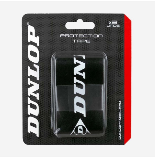 Защита ракетки для падела Dunlop Protective Tape Transparent Black 1pcs (поштучно)