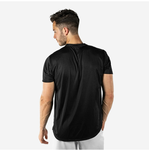 Теннисное поло Quad Men Elemental T-Shirt Black