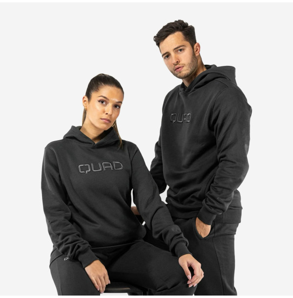 Худи Quad Signature Hoodie Grey