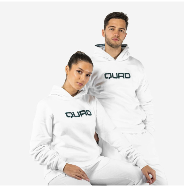 Худи Quad Signature Hoodie White