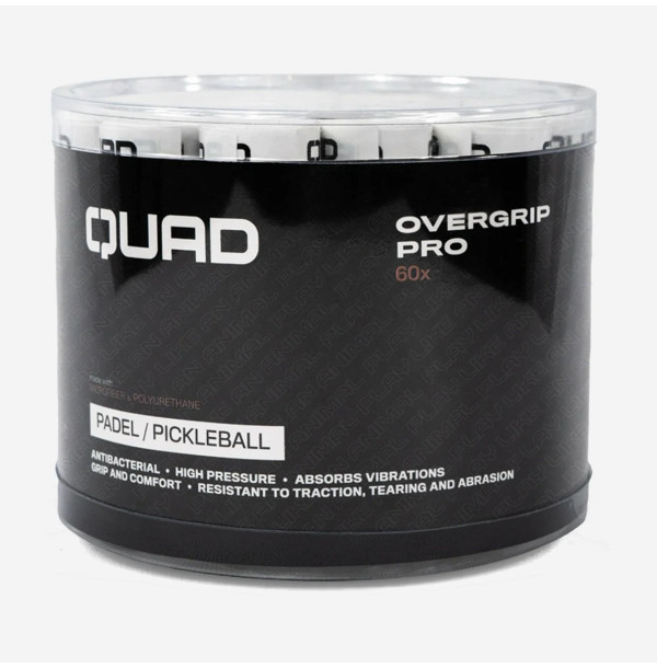 Намотки Quad Padel Pro Overgrip 60pcs White