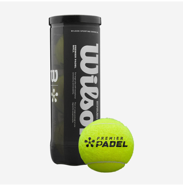 Мячи для падела Wilson Premier Padel Balls Can 3ball WR8908401001