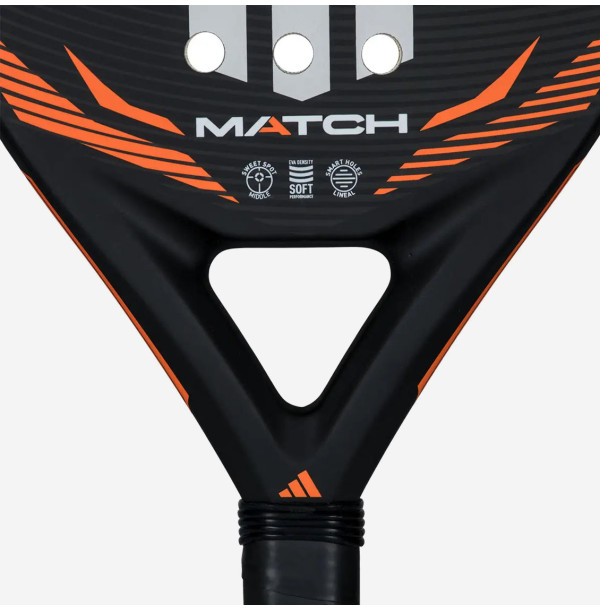 Ракетка для падела Adidas Match Black 2026 AR5GA3U23