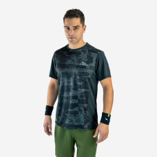 Футболка для паделу Cork Padel T-shirt Print Black