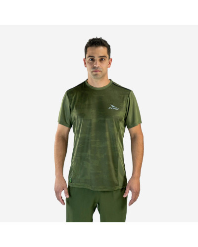 Футболка для паделу Cork Padel T-shirt Print Green