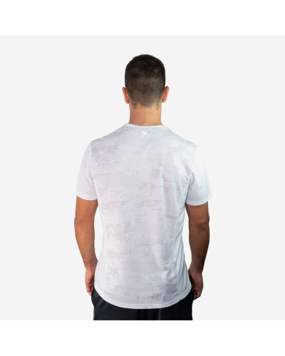 Футболка для паделу Cork Padel T-shirt Print White
