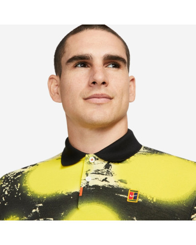Тенісне поло Nike Heritage Slim Fit Printed Polo DV9048-731