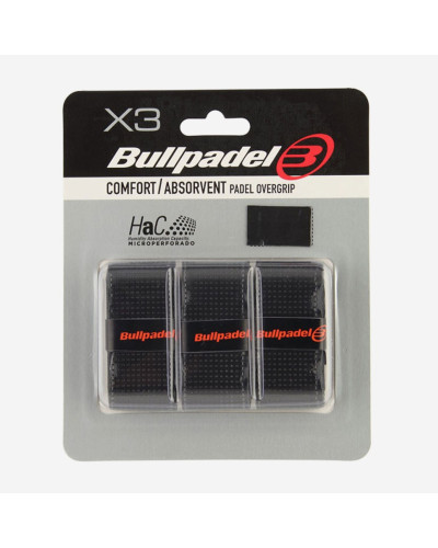 Намотки Bullpadel GB-1201 Comfort Absorvent 3psc Black