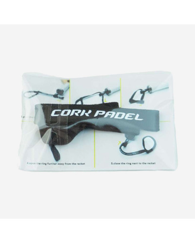 Ремінець ракетки для паделу Cork Padel Racket String Black