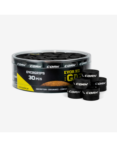 Намотки Cork Padel Overgips Box 30pcs Black