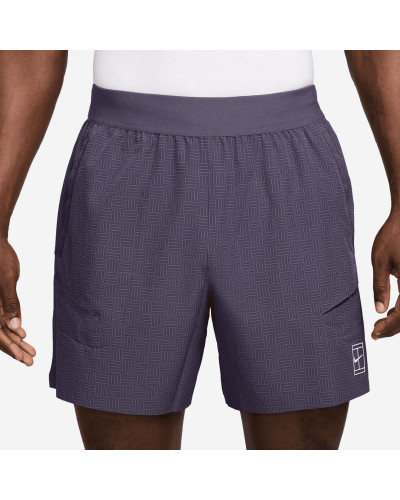Тенісні шорти Nike Court Advantage Printed 6in Shorts Dark IB1071-573
