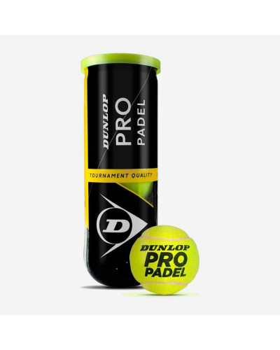 М'ячі для падл-тенісу Dunlop Pro Padel 3ball