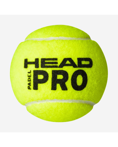 М'ячі для падл-тенісу Head Padel Pro 3ball