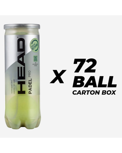 М'ячі для падл-тенісу Head Padel Pro 72ball
