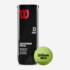 М'ячі для падл-тенісу Wilson X3 Speed ​​Padel 3ball