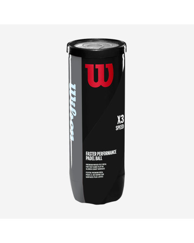 М'ячі для падл-тенісу Wilson X3 Speed ​​Padel 3ball