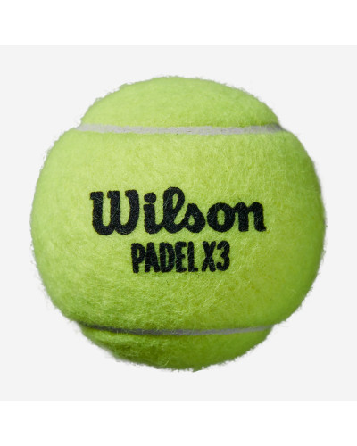 М'ячі для падл-тенісу Wilson X3 Speed ​​Padel 3ball
