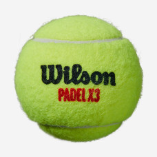 М'ячі для падл-тенісу Wilson X3 ​​Padel 3ball
