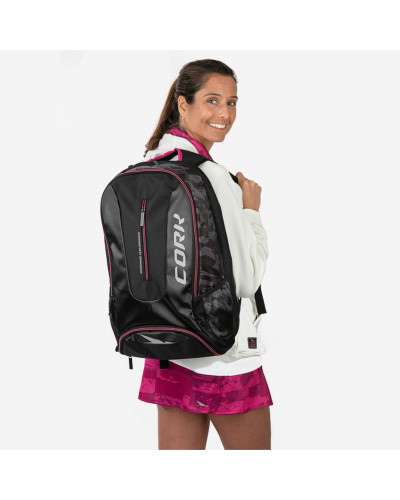 Рюкзак для падл-тенісу Cork Padel Black/Fuchsia Backpack