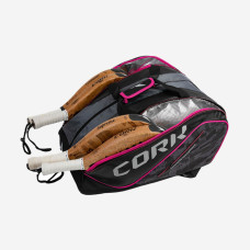Сумка для падл-тенісу Cork Padel Termobag de nylon Black/Fuchsia