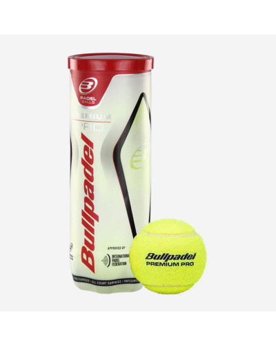 М'ячі для паделу Bullpadel Premium Pro 3ball